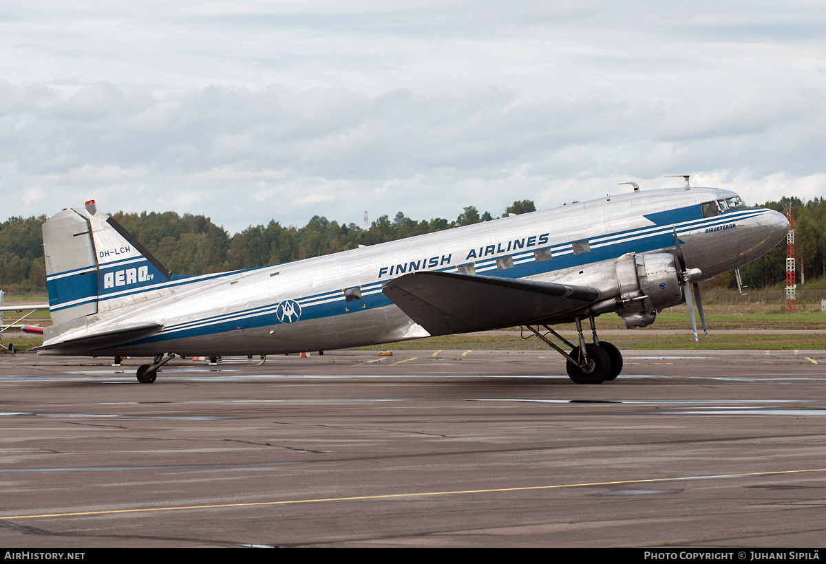 Aircraft Photo of OH-LCH | Douglas DC-3(CF) | Airveteran | Aero - Finnish Airlines | AirHistory.net #137190
