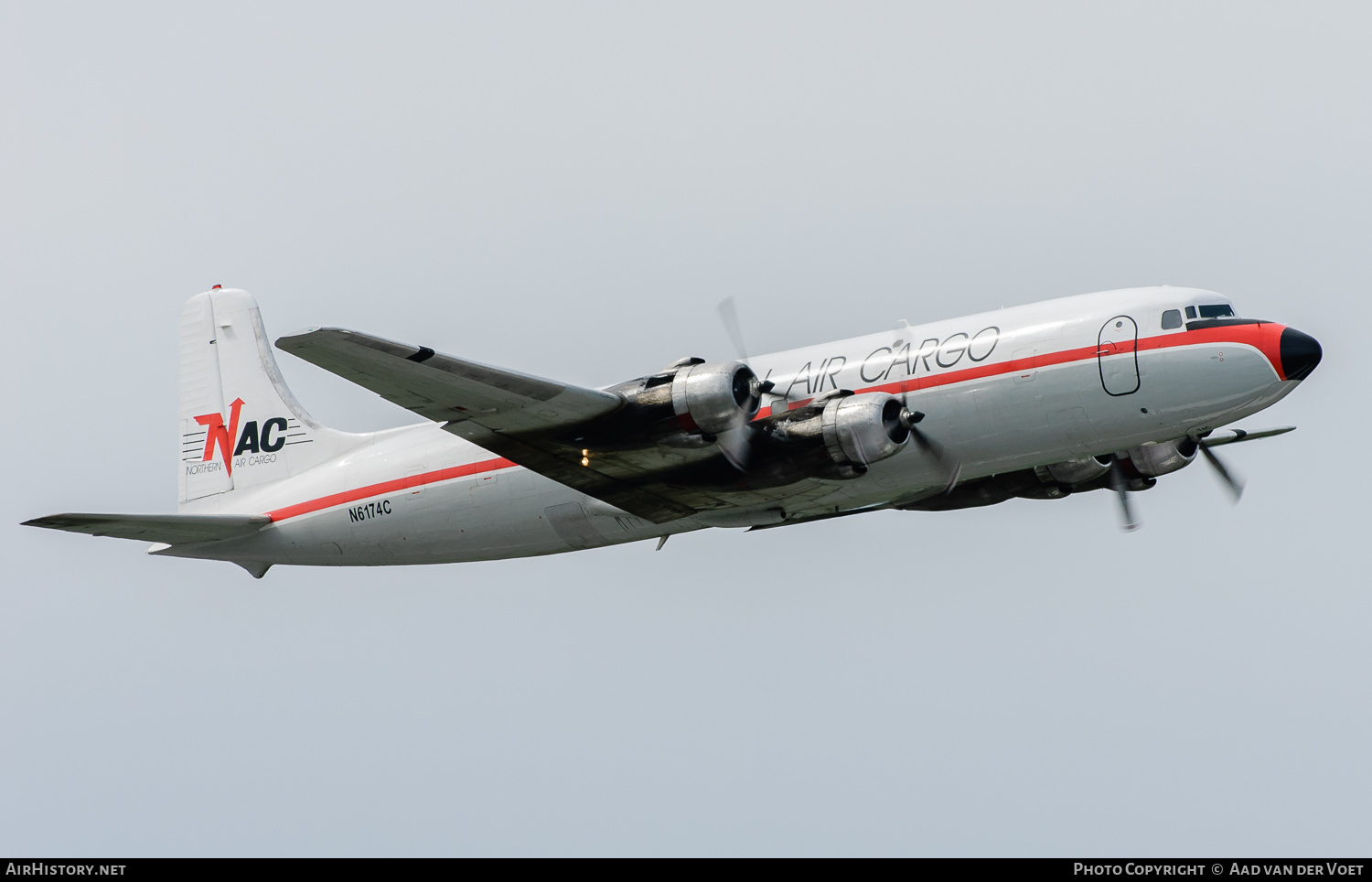 Aircraft Photo of N6174C | Douglas DC-6A | Northern Air Cargo - NAC | AirHistory.net #137191