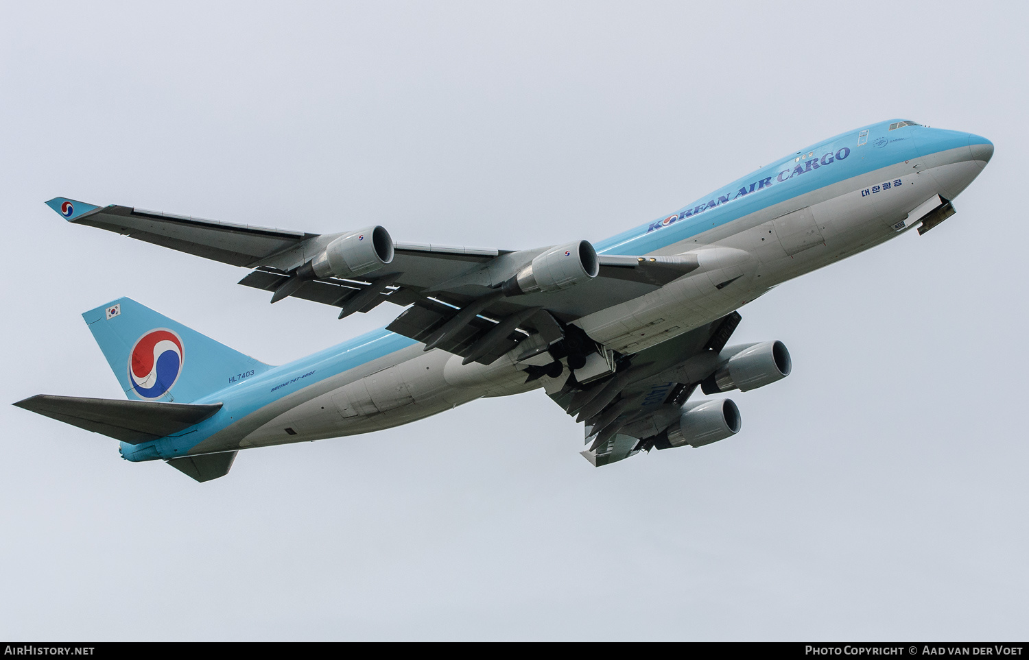 Aircraft Photo of HL7403 | Boeing 747-4B5F/SCD | Korean Air Cargo | AirHistory.net #137193