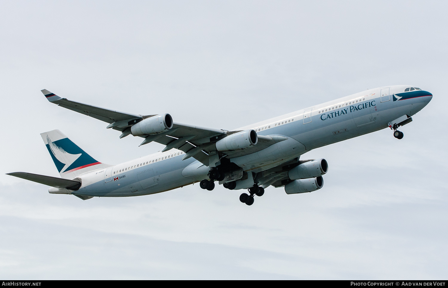 Aircraft Photo of B-HXC | Airbus A340-313 | Cathay Pacific Airways | AirHistory.net #137205