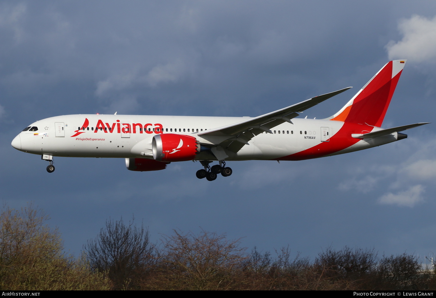 Aircraft Photo of N796AV | Boeing 787-8 Dreamliner | Avianca | AirHistory.net #137221