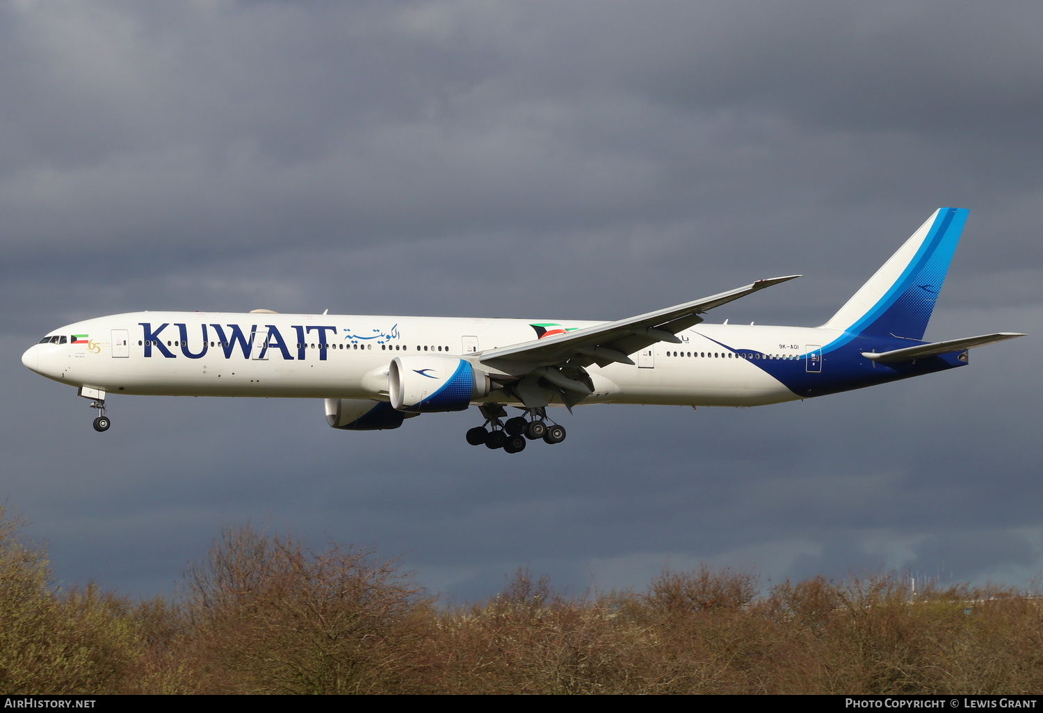 Aircraft Photo of 9K-AOI | Boeing 777-300/ER | Kuwait Airways | AirHistory.net #137231