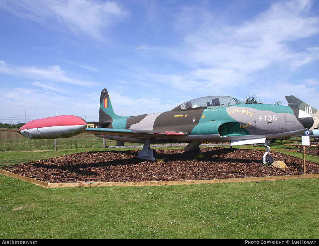 Aircraft Photo of FT36 | Lockheed T-33A | Belgium - Air Force | AirHistory.net #137233