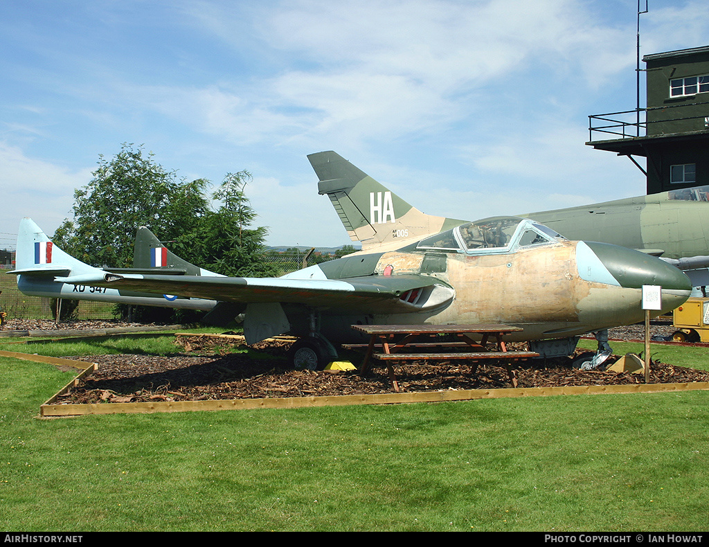 Aircraft Photo of XD547 | De Havilland D.H. 115 Vampire T11 | UK - Air Force | AirHistory.net #137239