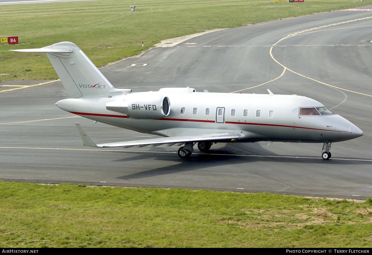 Aircraft Photo of 9H-VFD | Bombardier Challenger 605 (CL-600-2B16) | VistaJet | AirHistory.net #137257