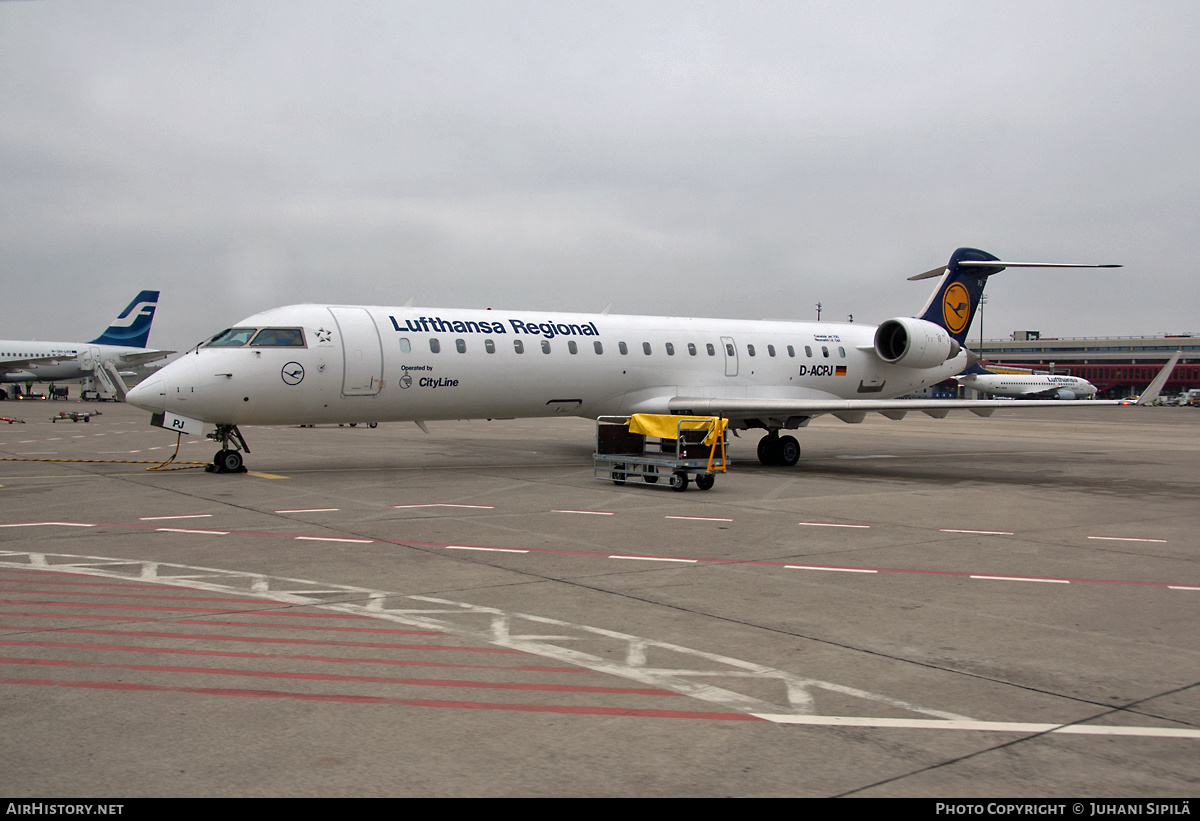 Aircraft Photo of D-ACPJ | Bombardier CRJ-701ER (CL-600-2C10) | Lufthansa Regional | AirHistory.net #137262