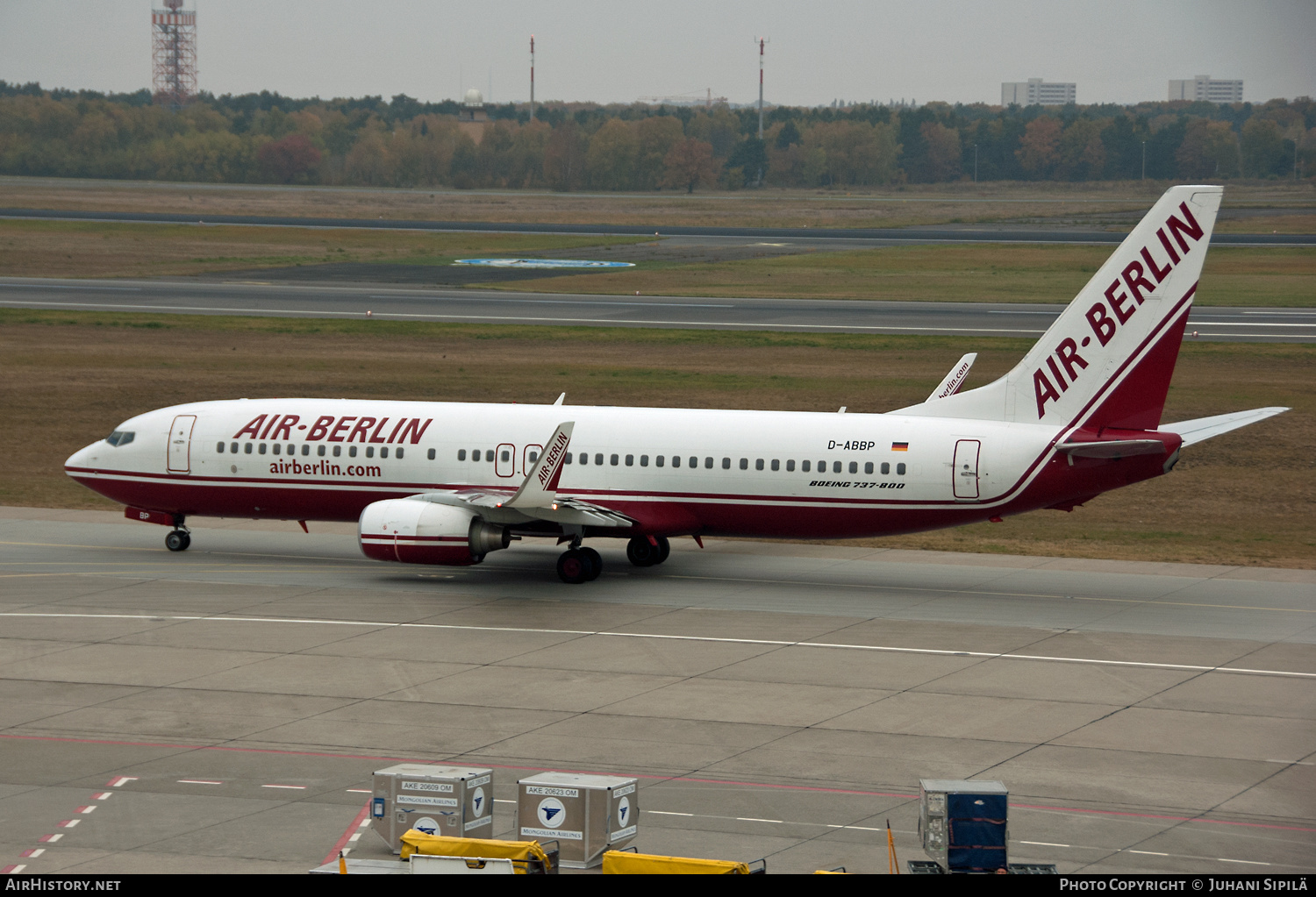 Aircraft Photo of D-ABBP | Boeing 737-86J | Air Berlin | AirHistory.net #137264