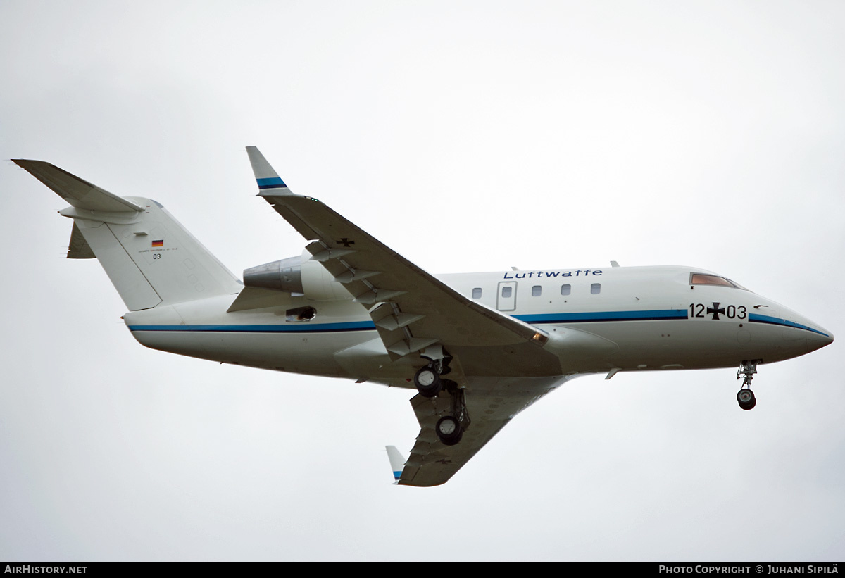 Aircraft Photo of 1203 | Canadair Challenger 601 (CL-600-2A12) | Germany - Air Force | AirHistory.net #137274
