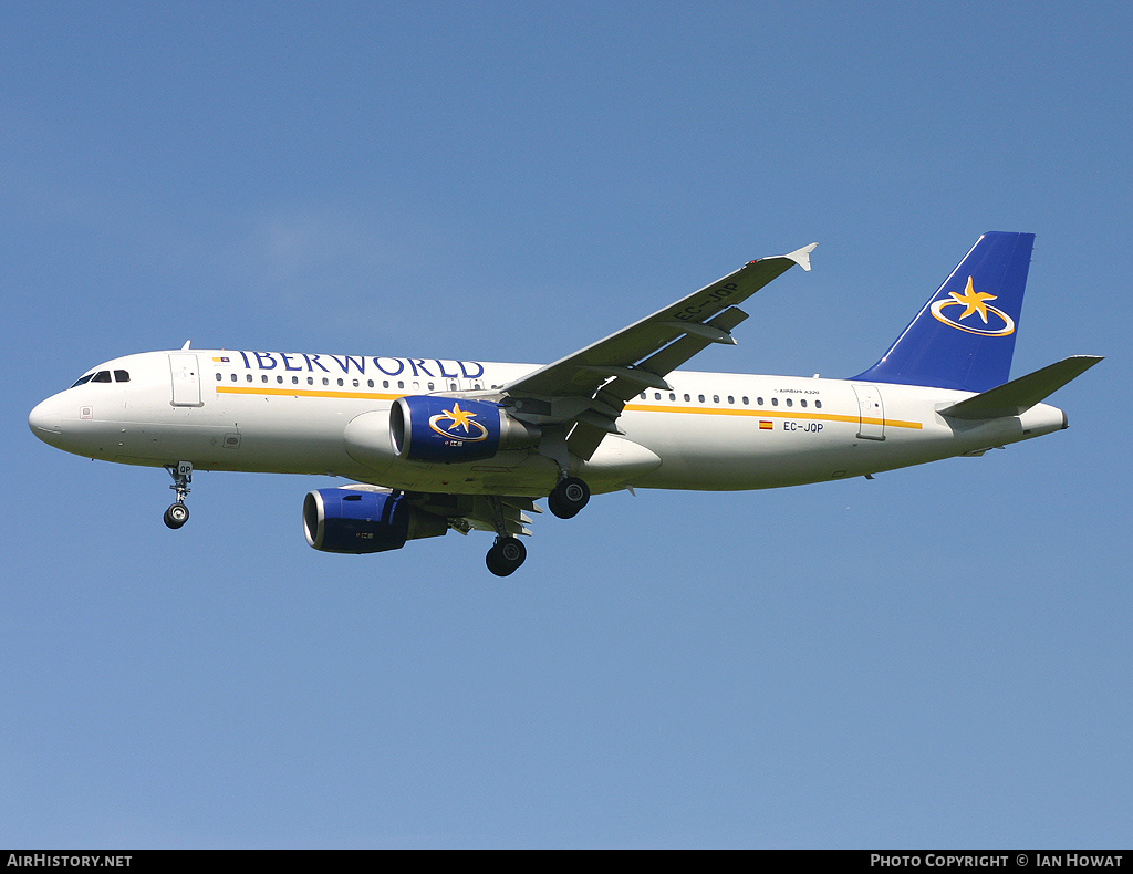 Aircraft Photo of EC-JQP | Airbus A320-214 | Iberworld Airlines | AirHistory.net #137276