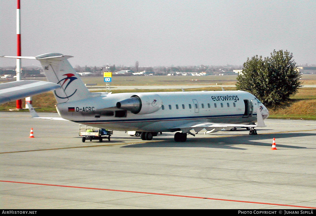 Aircraft Photo of D-ACRC | Bombardier CRJ-200ER (CL-600-2B19) | Eurowings | AirHistory.net #137284