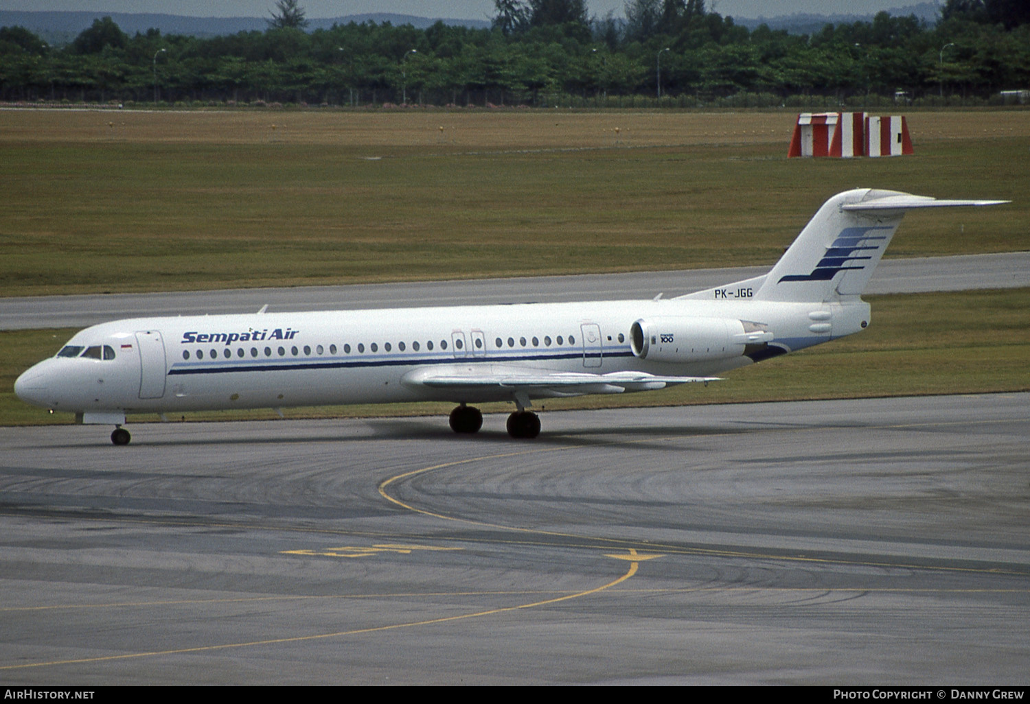Aircraft Photo of PK-JGG | Fokker 100 (F28-0100) | Sempati Air | AirHistory.net #137293
