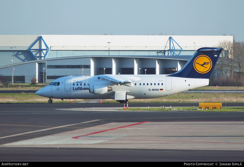 Aircraft Photo of D-AVRQ | British Aerospace Avro 146-RJ85 | Lufthansa Regional | AirHistory.net #137294