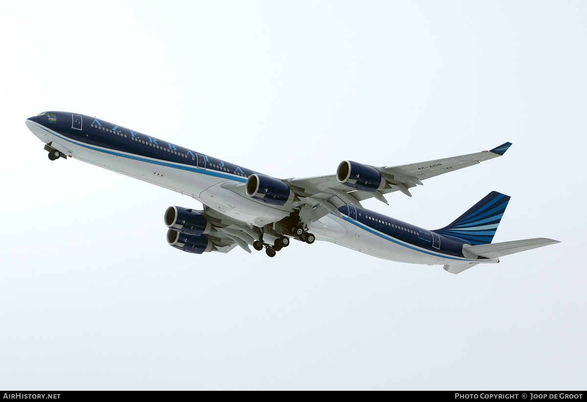 Aircraft Photo of 4K-AI08 | Airbus ACJ340 (A340-642/CJ) | Azerbaijan Government | AirHistory.net #137303