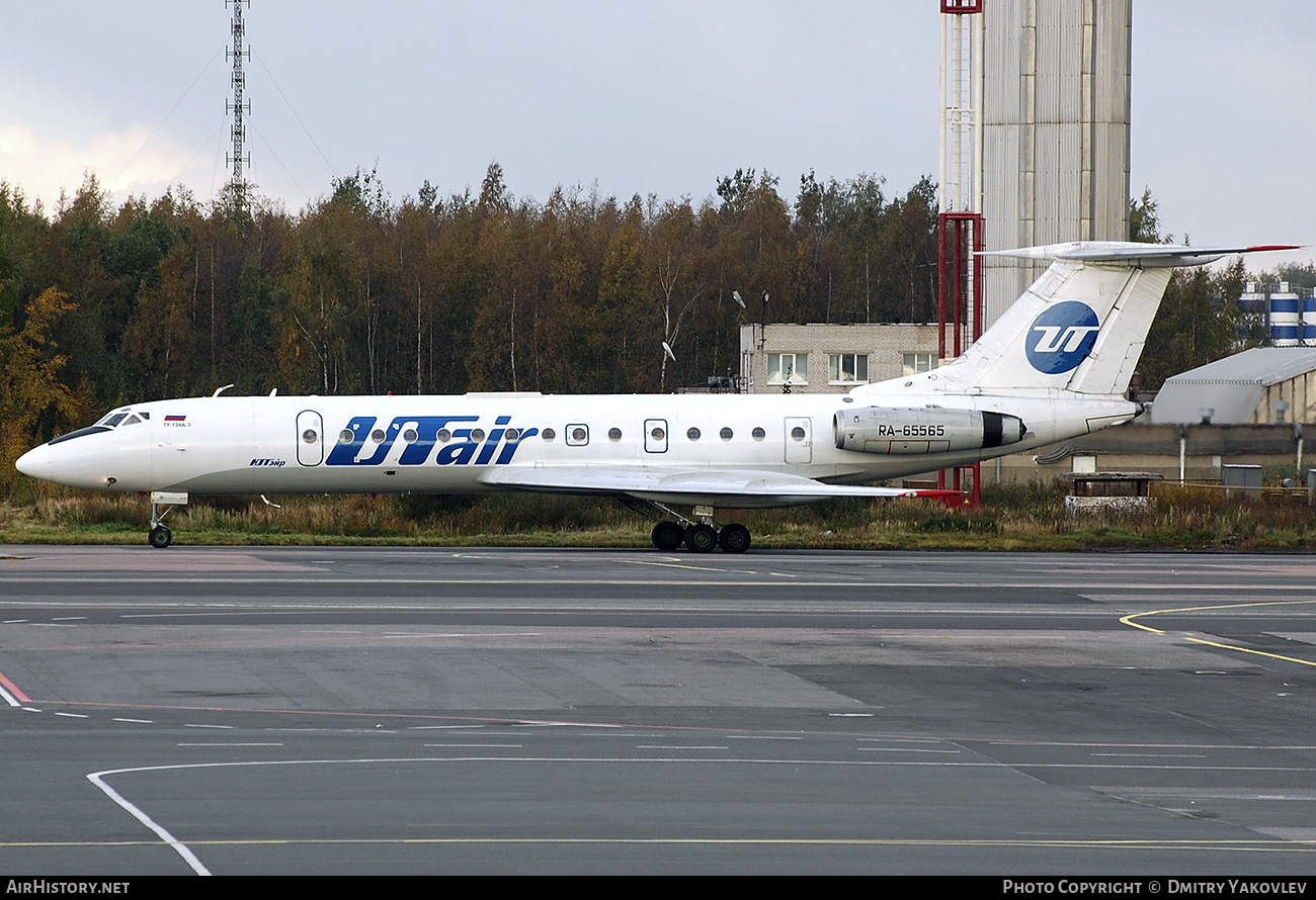 Aircraft Photo of RA-65565 | Tupolev Tu-134AK | UTair | AirHistory.net #137323