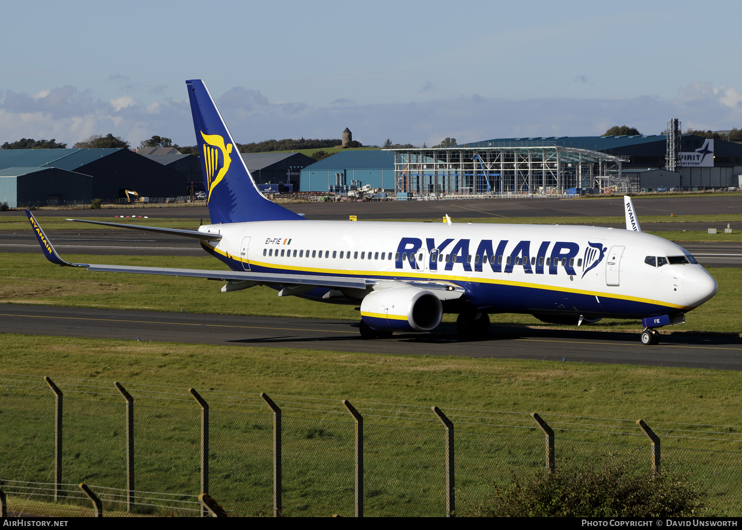 Aircraft Photo of EI-FIE | Boeing 737-8AS | Ryanair | AirHistory.net #137340