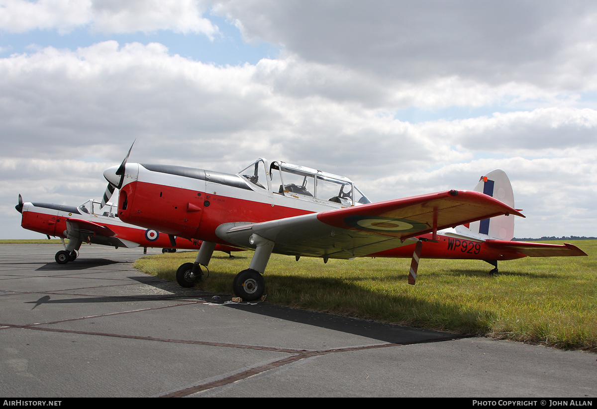 Aircraft Photo of G-BXCV / WP929 | De Havilland DHC-1 Chipmunk Mk22 | UK - Air Force | AirHistory.net #137341