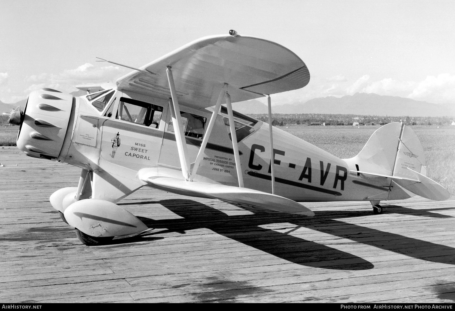 Aircraft Photo of CF-AVR | Waco UKC | Canadian Flying Clubs Association | AirHistory.net #137345