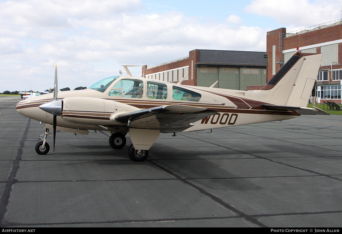 Aircraft Photo of G-WOOD | Beech B55A Baron (95-B55) | AirHistory.net #137353