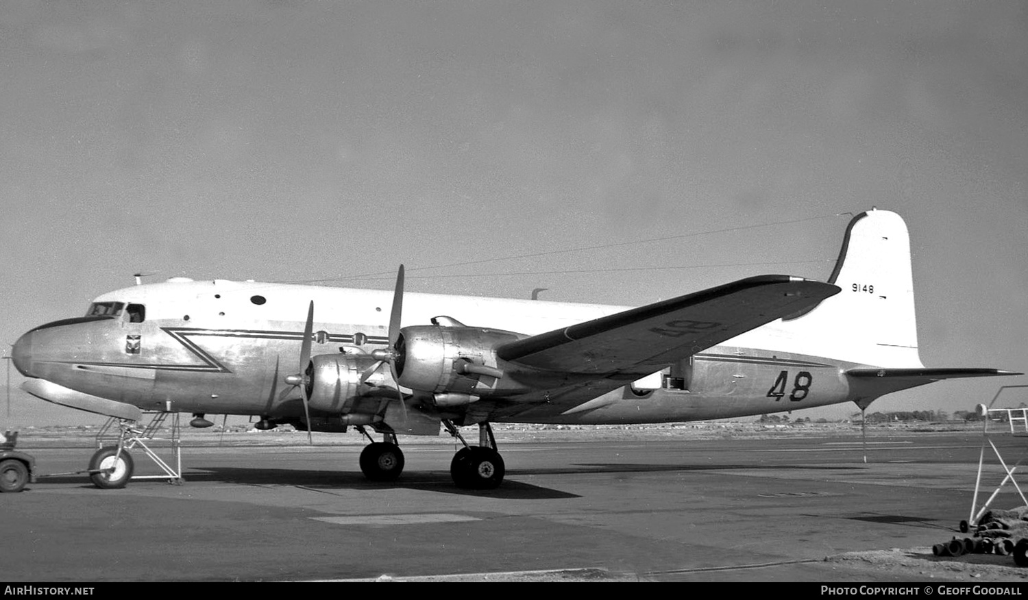 Aircraft Photo of 9148 | Douglas C-54E Skymaster | France - Navy | AirHistory.net #137359