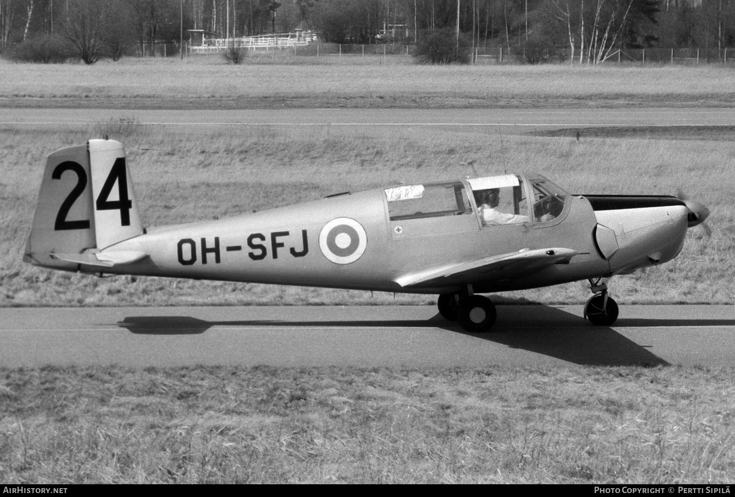 Aircraft Photo of OH-SFJ / SF-24 | Saab 91D Safir | Finland - Air Force | AirHistory.net #137385