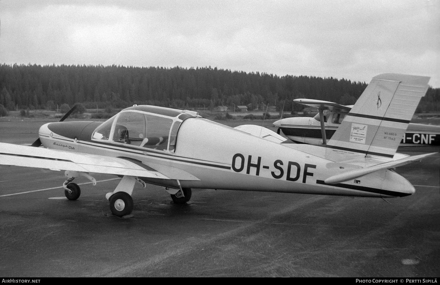 Aircraft Photo of OH-SDF | Socata MS-880B Rallye Club | Siipitaksi | AirHistory.net #137410