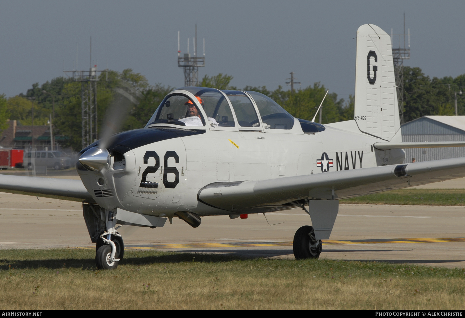 Aircraft Photo of N834G / 53-4125 | Beech T-34A Mentor (A45) | USA - Navy | AirHistory.net #137411