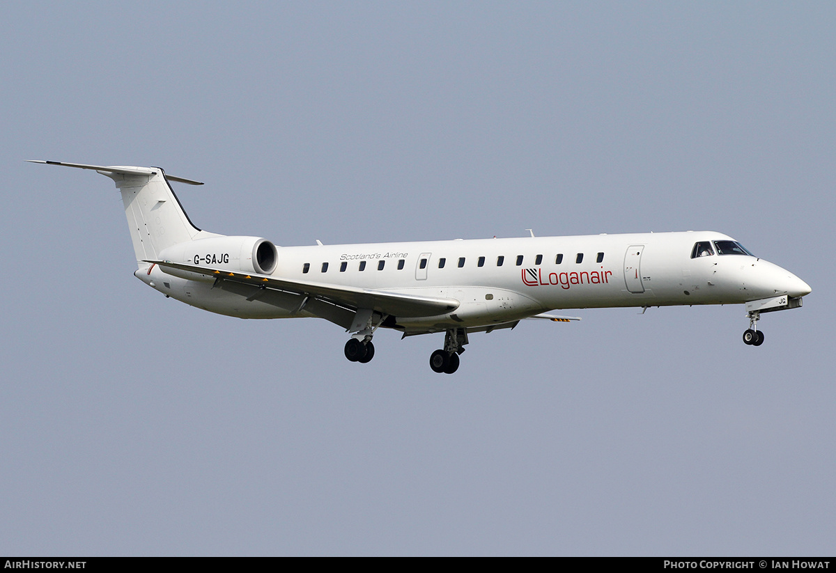 Aircraft Photo of G-SAJG | Embraer ERJ-145EP (EMB-145EP) | Loganair | AirHistory.net #137418