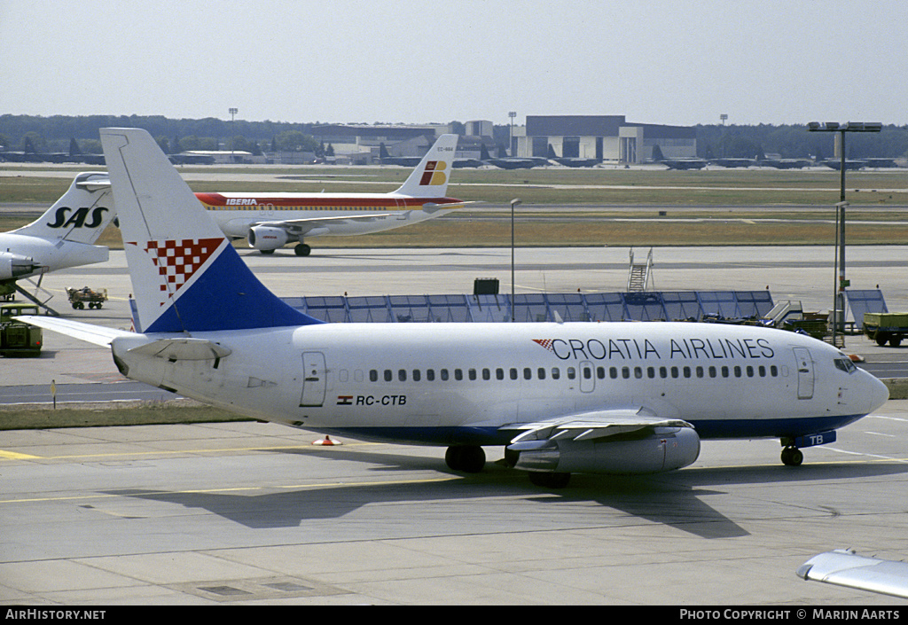 Aircraft Photo of RC-CTB | Boeing 737-230/Adv | Croatia Airlines | AirHistory.net #137446