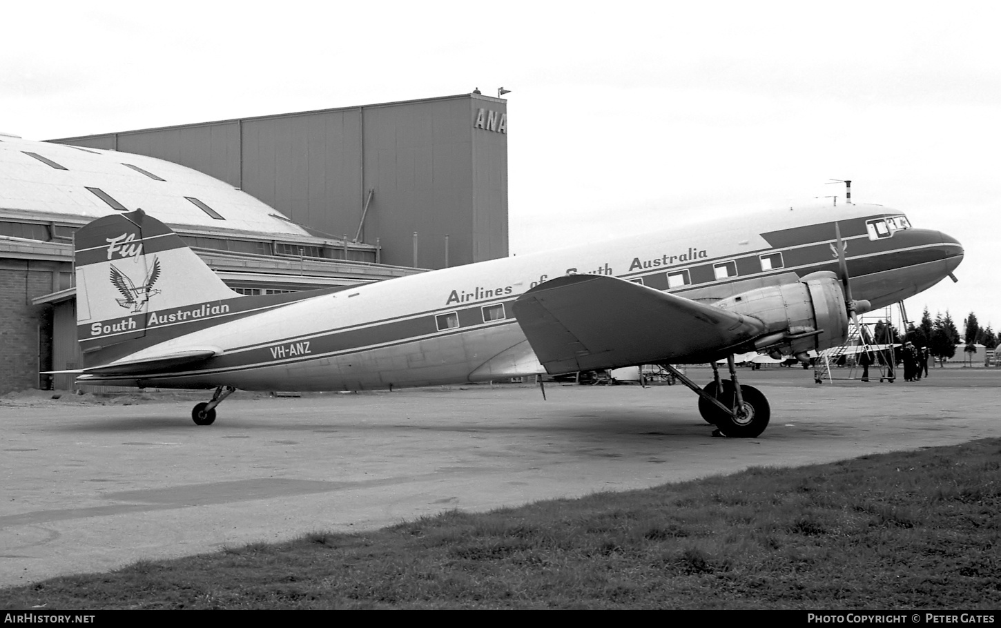 Aircraft Photo of VH-ANZ | Douglas DC-3-G202A | Airlines of South Australia - ASA | AirHistory.net #137470
