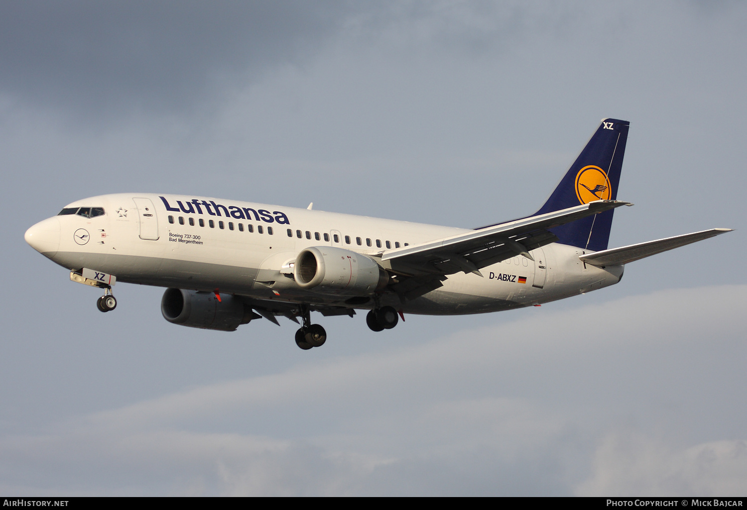 Aircraft Photo of D-ABXZ | Boeing 737-330 | Lufthansa | AirHistory.net #137473