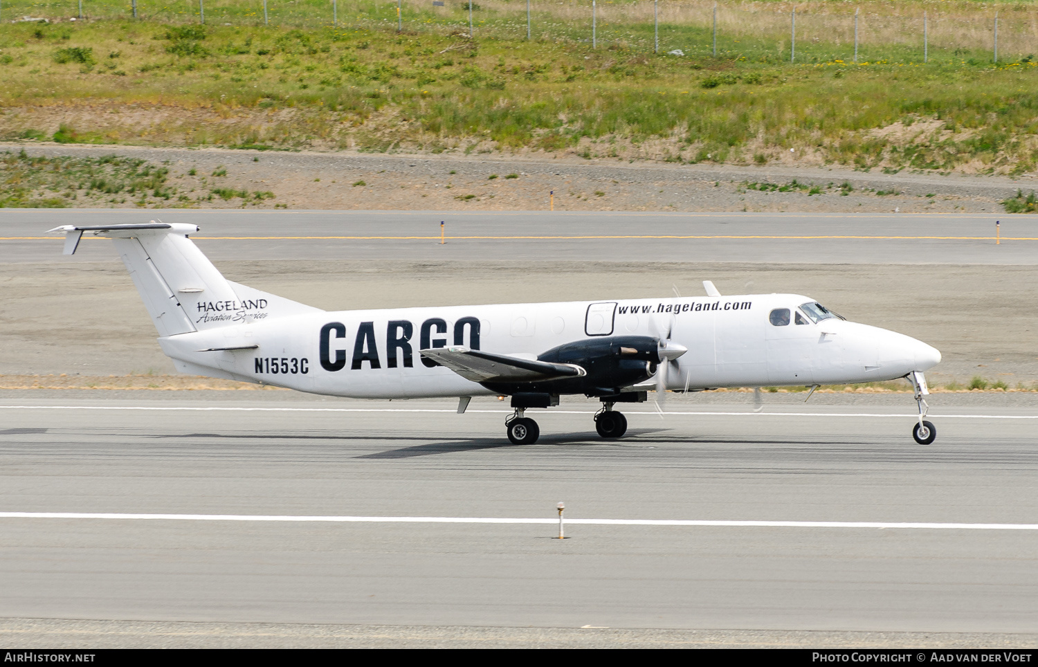 Aircraft Photo of N1553C | Beech 1900C-1(F) | Hageland Aviation Services Cargo | AirHistory.net #137489