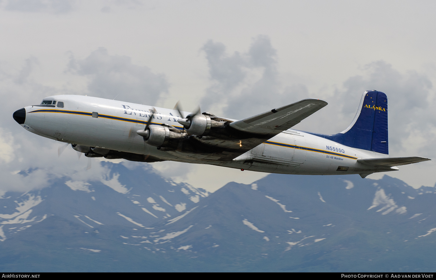 Aircraft Photo of N555SQ | Douglas DC-6B | Everts Air Cargo | AirHistory.net #137495