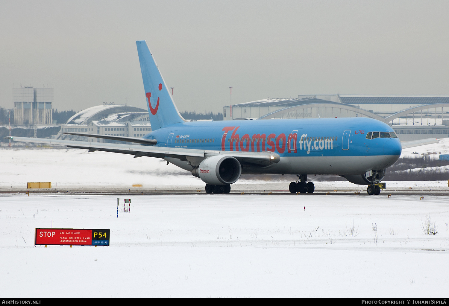 Aircraft Photo of G-OBYF | Boeing 767-304/ER | Thomsonfly | AirHistory.net #137496