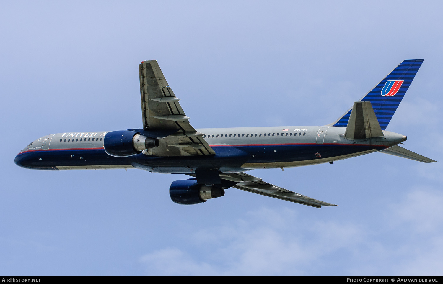 Aircraft Photo of N501UA | Boeing 757-222 | United Airlines | AirHistory.net #137501