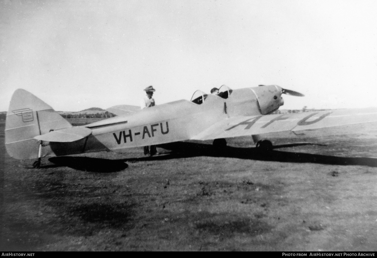 Aircraft Photo of VH-AFU | De Havilland D.H. 94 Moth Minor | Queensland Flying Services | AirHistory.net #137523