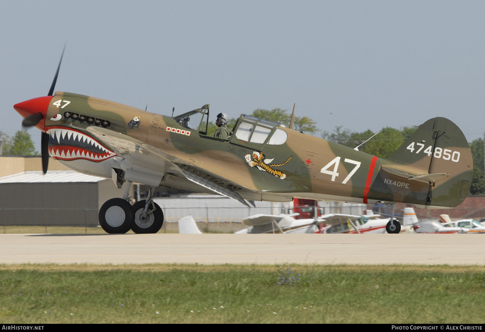 Aircraft Photo of N40PE / NX40PE / 474850 | Curtiss P-40E Warhawk | USA - Air Force | AirHistory.net #137540