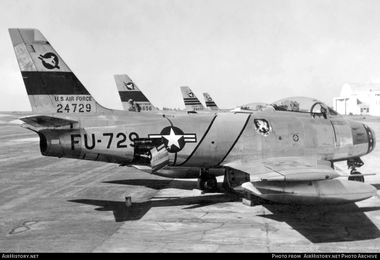 Aircraft Photo of 52-4729 / 24729 | North American F-86F Sabre | USA - Air Force | AirHistory.net #137592