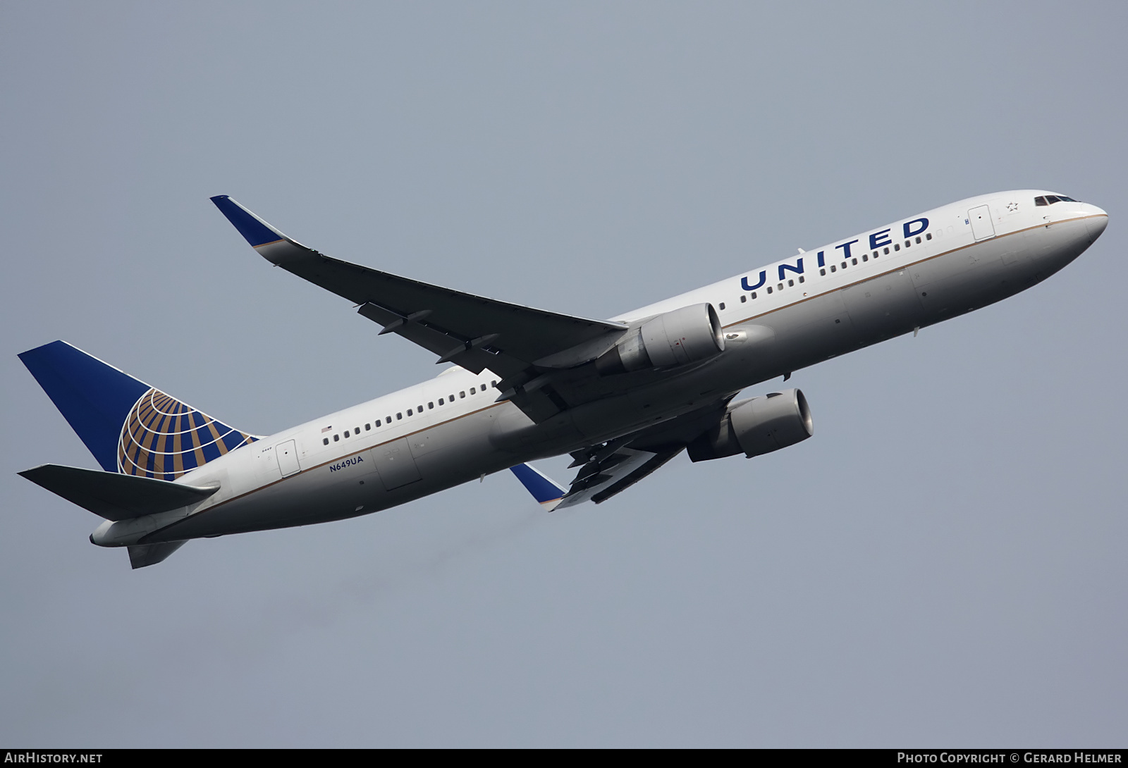 Aircraft Photo of N649UA | Boeing 767-322/ER | United Airlines | AirHistory.net #137626