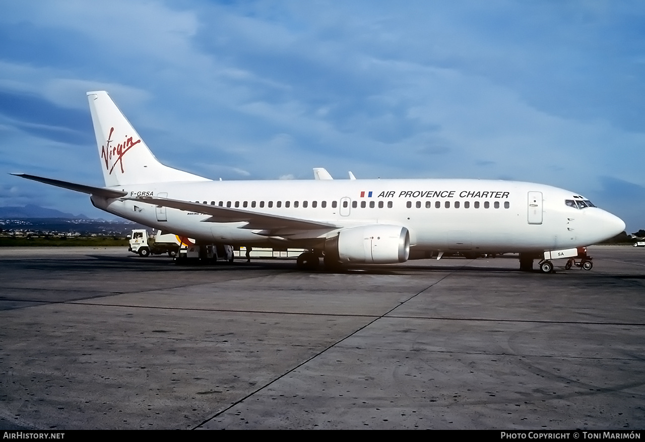 Aircraft Photo of F-GRSA | Boeing 737-33A | Air Provence Charter - APC | AirHistory.net #137627