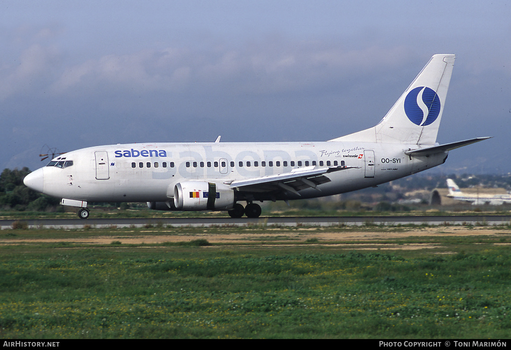 Aircraft Photo of OO-SYI | Boeing 737-529 | Sabena | AirHistory.net #137629