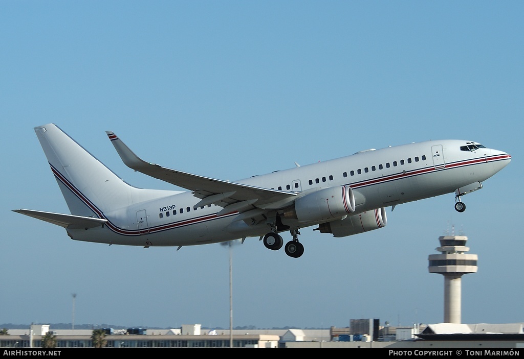 Aircraft Photo of N313P | Boeing 737-7ET BBJ | AirHistory.net #137630