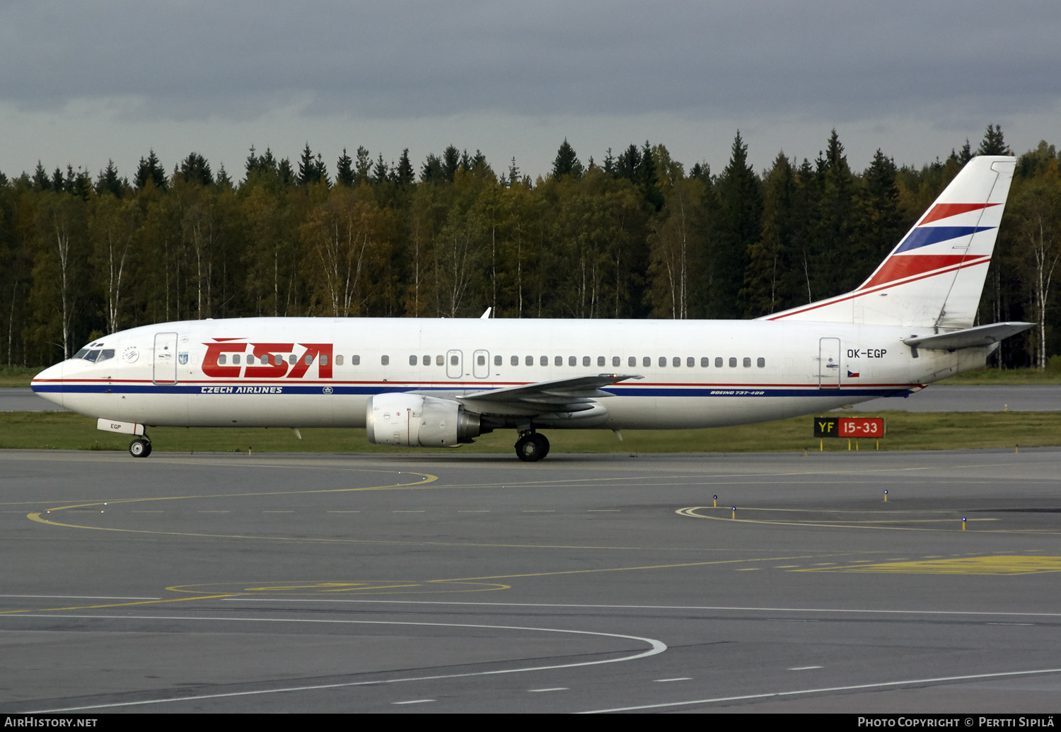 Aircraft Photo of OK-EGP | Boeing 737-45S | ČSA - Czech Airlines | AirHistory.net #137642