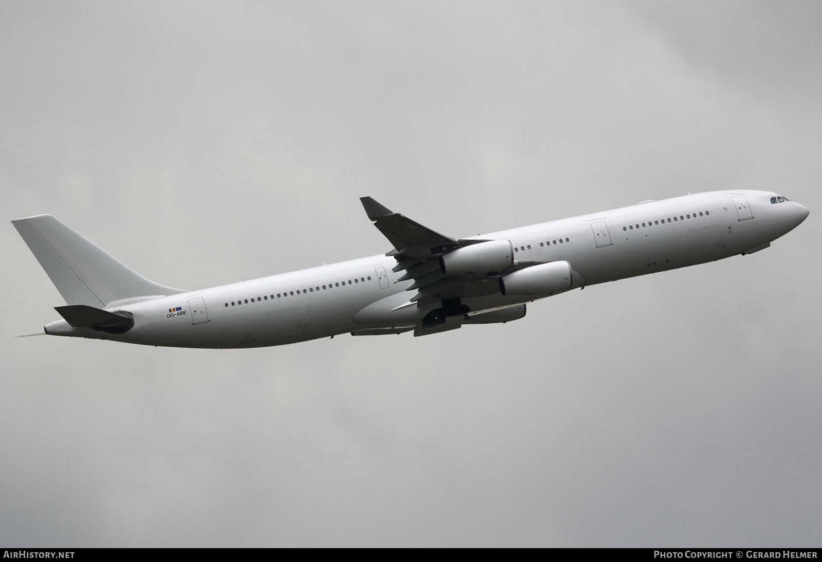 Aircraft Photo of OO-ABE | Airbus A340-313E | Air Belgium | AirHistory.net #137658