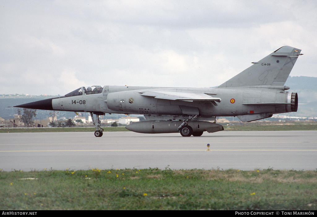 Aircraft Photo of C.14-08 | Dassault Mirage F1CE | Spain - Air Force | AirHistory.net #137668