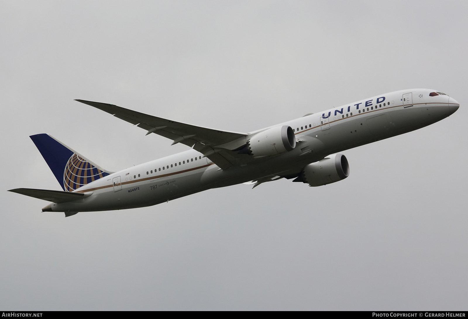 Aircraft Photo of N24972 | Boeing 787-9 Dreamliner | United Airlines | AirHistory.net #137674