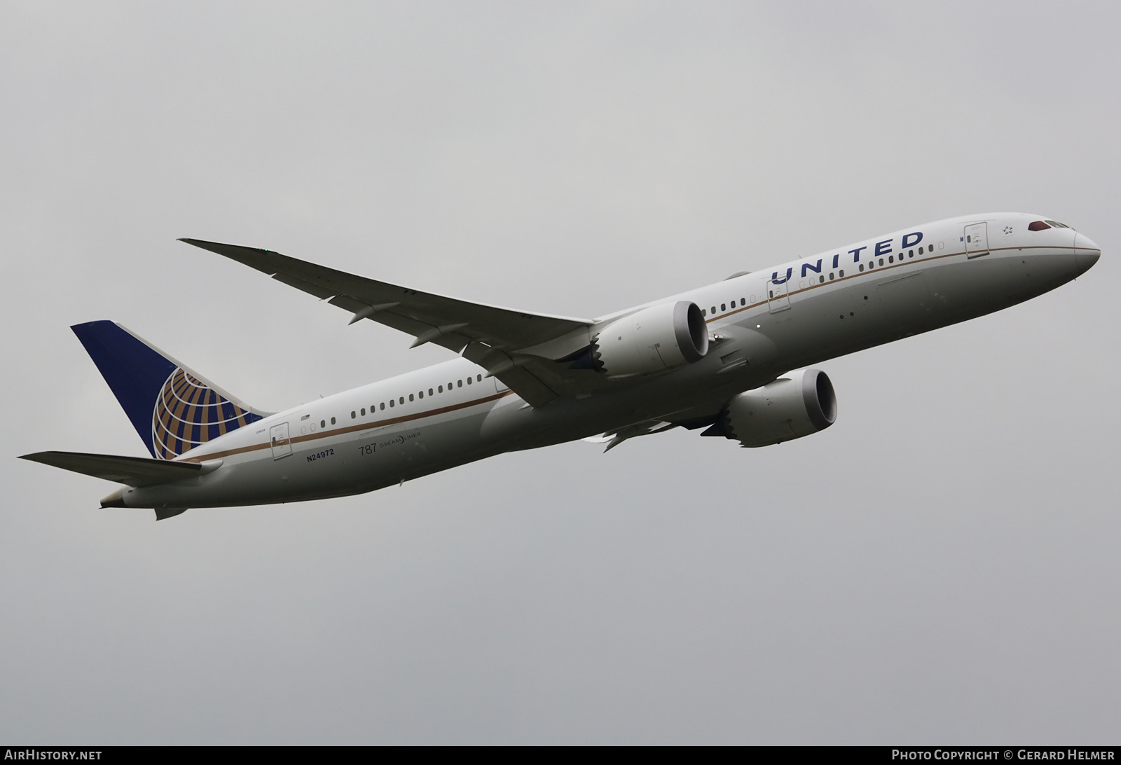 Aircraft Photo of N24972 | Boeing 787-9 Dreamliner | United Airlines | AirHistory.net #137674