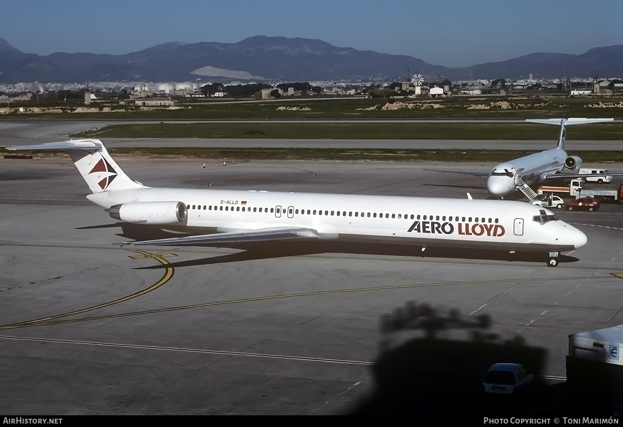 Aircraft Photo of D-ALLD | McDonnell Douglas MD-83 (DC-9-83) | Aero Lloyd | AirHistory.net #137678