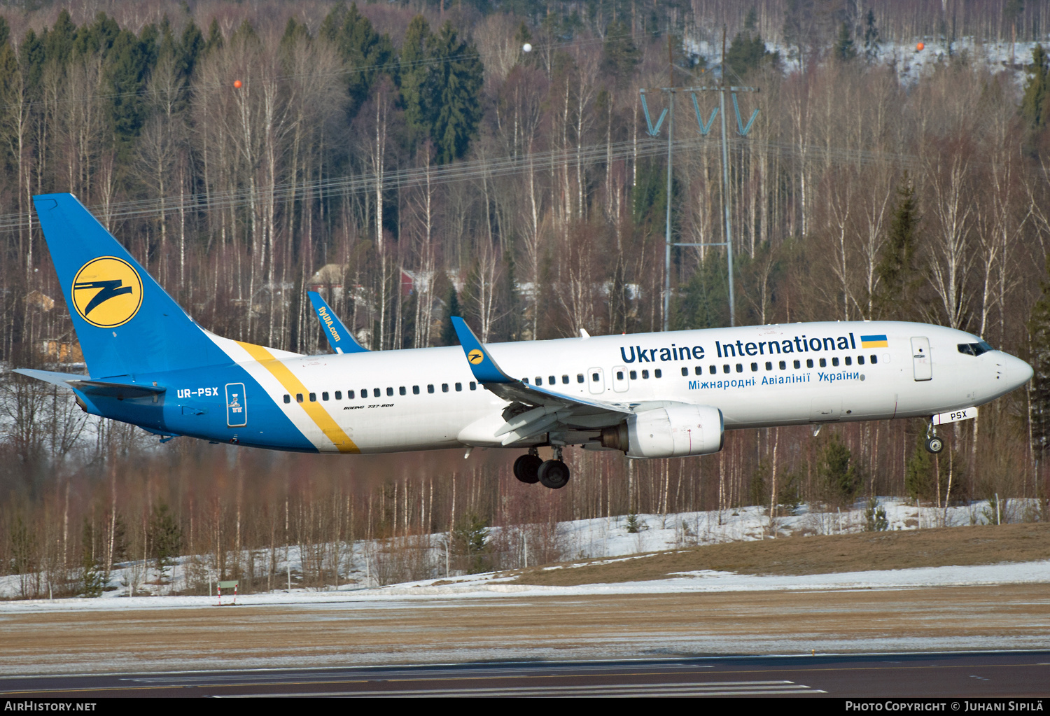 Aircraft Photo of UR-PSX | Boeing 737-8EH | Ukraine International Airlines | AirHistory.net #137710