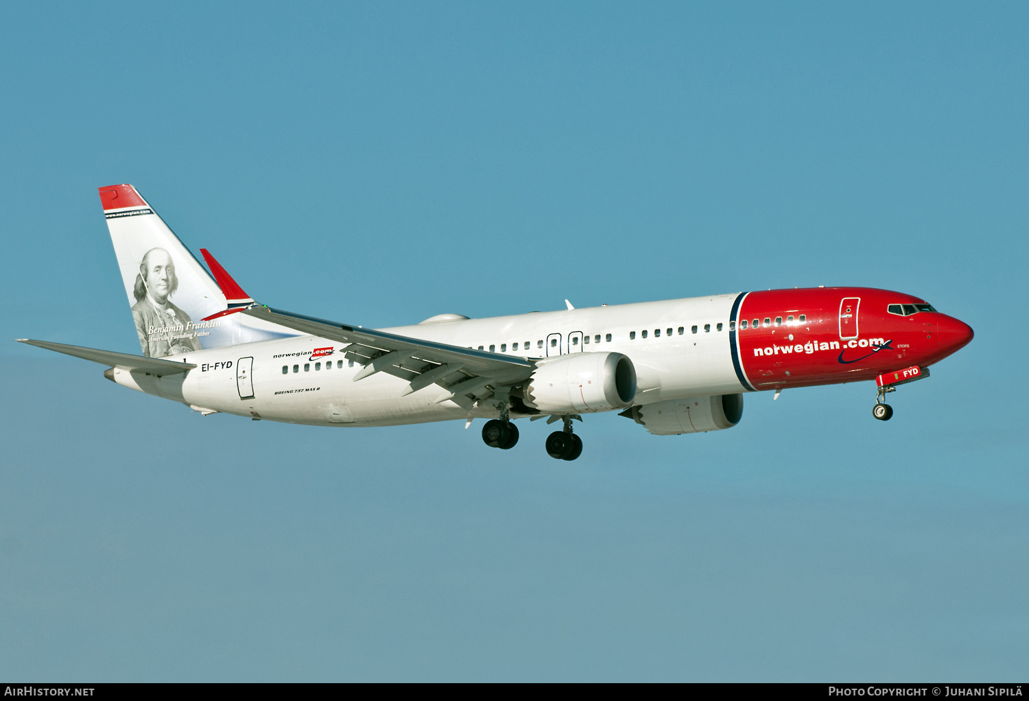 Aircraft Photo of EI-FYD | Boeing 737-8 Max 8 | Norwegian | AirHistory.net #137730
