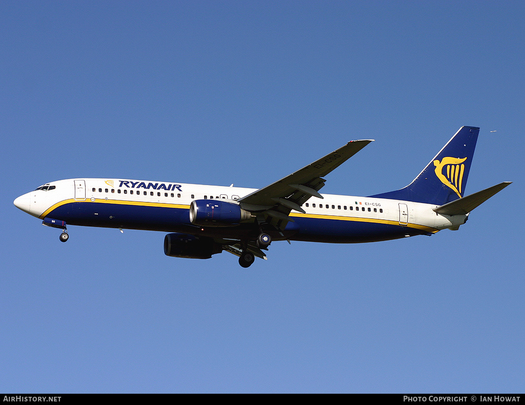 Aircraft Photo of EI-CSG | Boeing 737-8AS | Ryanair | AirHistory.net #137747